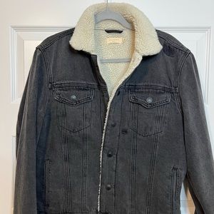 All Saints Black Jean jacket (Size Small Men)